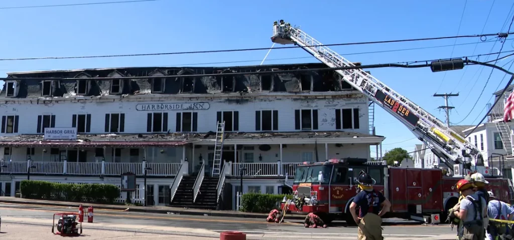 Massive Inferno Engulfs Tiny Island: Historic Hotel Blaze Sparks State of Emergency